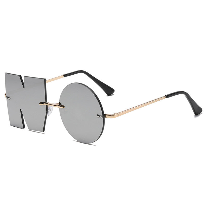Wholesale PC Irregular Frameless Sunglasses